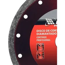 Disco Diamantado 9 Pol 230 X 25,4 Mm Contínuo 731929 Mtx Cor Vermelho Foto mini  3