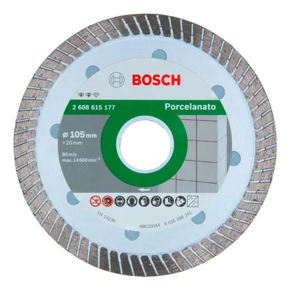 Disco Diamantado Bosch 105mm Porcelanato Foto 1