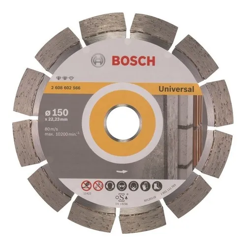 Disco Diamantado Bosch Segmentado Universal 150mm Foto 1