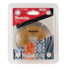 Disco Diamantado Concreto 105mm Para Serra Marmore Makita Cor Dourado-escuro Foto mini  2