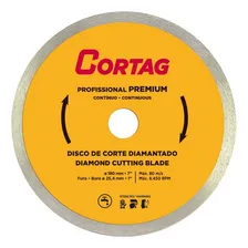 Disco Diamantado Continuo 180mm Porcelanato Zapp 180 Cortag Foto mini  3