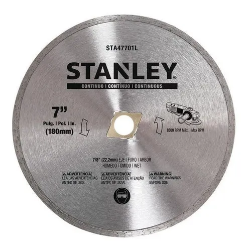 Disco Diamantado Contínuo 7x22 Stanley Sta47701l Foto 1