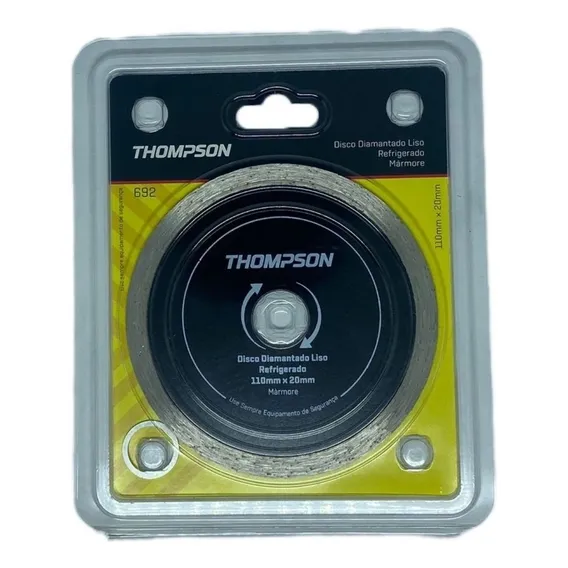 Disco Diamantado Continuo Liso 110 X 20 Mm Thompson Foto 1
