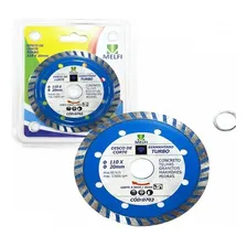 Disco Diamantado Melfi Turbo 110x20mm Corte Seco Foto  mini 1