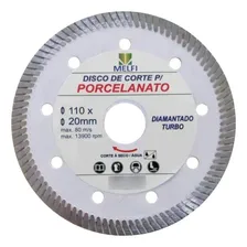 Disco Diamantado Para Porcelanato 110mm X 20mm Turbo Foto mini 1