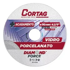 Disco Diamantado Porcelanato Vidro 110mm Cortag Foto mini 1