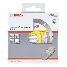 Disco Diamantado Segmentado 105mm - 00 Bosch Cor Prateado Foto mini  2