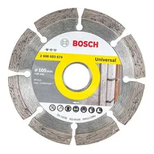 Disco Diamantado Segmentado 105mm - 00 Bosch Cor Prateado Foto  mini 1