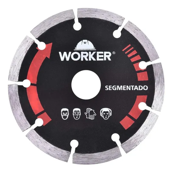 Disco Diamantado Segmentado 125mm Worker Foto 1