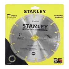 Disco Diamantado Segmentado 7 Pol. Stanley Sta47702l Foto mini 1