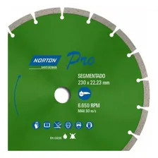 Disco Diamantado Segmentado Para Concreto 230 Mm Norton Foto mini 3