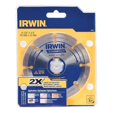 Disco Diamantado Segmentado Premium 110x20mm Iw2145 Irwin Foto mini 2