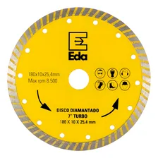Disco Diamantado Turbo 9 - 230 X 10 X 25,4 Mm - Eda Foto mini 1