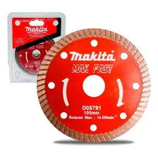 Disco Diamantado Turbo Mak Fast 4 -105mm Makita D-08791 Foto mini 1