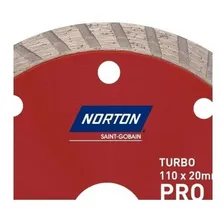 Disco Diamantado Turbo Norton 110mm C/10un Cor Vermelho Foto mini 3