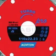 Disco Diamantado Turbo Norton 110x8x22,23mm Foto mini 2