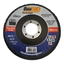 Disco Flap 4.1/2 Grao 120 Ourotech C/ 20 Unidades Cor Azul Foto  mini 1
