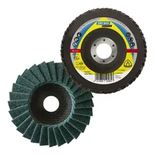 Disco Flap Scotch Brite Inox Smt 800 Verde Fino - Klingspor Foto mini 2