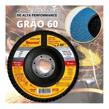 Disco Flap Starrett 4.1/2 115mm Gr 60 Fds115-60fc Cor Amarelo Foto mini 4