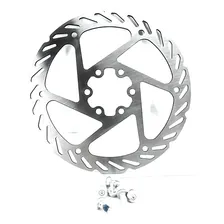 Disco Freio Bicicleta 160mm Inox Freio Mec Hidr Bike 6 Furos Foto mini 3