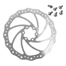 Disco Freio Bike Mtb Dh Rotor 180mm Inox 6 Parafus Bicicleta Cor Prateado Foto mini 1
