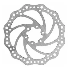 Disco Freio Rotor Para Bike Absolute 203mm Inox 6 Parafusos Cor Prateado Foto  mini 1