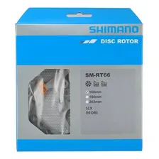 Disco Freio Rotor Shimano Deore Slx Rt66 160mm - 6 Furos Cor Prateado Foto mini  2