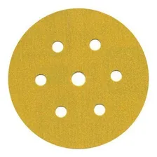 Disco Lixa Hookit Ouro 236u 7 Furos P150a 3m Foto mini 1