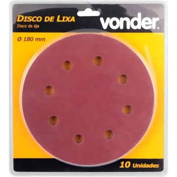 Disco Lixa Lixadeira Parede Lpv750 Com 10un Vonder Quantidade De Cascalhos 120 Foto 1