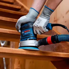 Disco Lixa Tipo Tela 5 Pol Velcro Grana 220 5 Pçs P220 Bosch Foto mini  2
