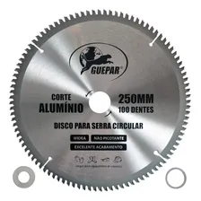 Disco Lâmina De Serra Circular 250mm Alumínio 100 Dentes Foto  mini 1