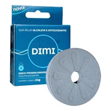 Disco Mineralizador Ionizador Alcalinizante e Antioxidante Para Água Purificada Dimi - Refil 1 Disco Cerâmico de 5,2cm com Capacidade Diária de Converter entre 4L e 6L de Água Foto  mini 1