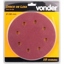 Disco P/ Lixa Vonder Lpv750 Grão 150 C/ 10 Unidades Foto mini 2