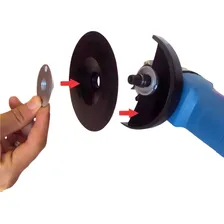 Disco Para Esmerilhadeira Ou Lixadeira 7 Pvc - Vonder Cor Preto Foto mini 2