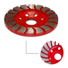 Disco Rebolo Desbaste Diamantado 7 180mm Para Concreto Lotus Cor Vermelho Foto mini 3