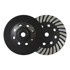 Disco Rebolo Desbaste Diamantado 7 Pol 180mm Para Concreto Cor Preto Foto mini  3