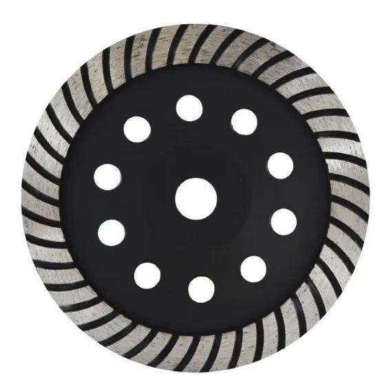Disco Rebolo Desbaste Diamantado 7 Pol 180mm Para Concreto Cor Preto Foto 1