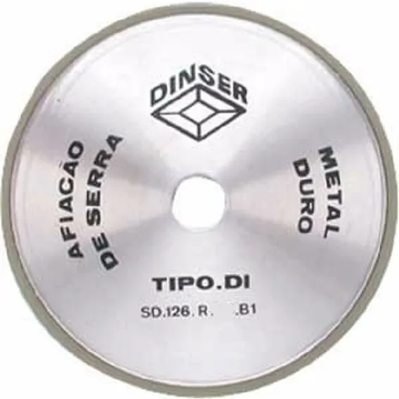 Disco Rebolo Diamantado Afiar Videa Dinser R50 Serra Madeira Cor Prateado Foto 1