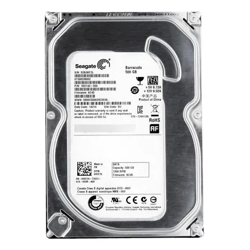 Disco Rígido De 500gb Seagate St500dm002 Cor Prata Foto 1
