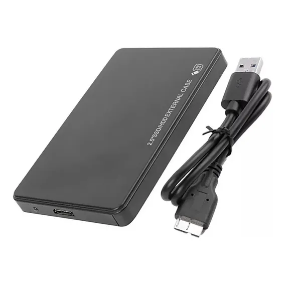 Disco rígido externo HD 1 Tb USB 2.0 3.0 1 Tera cor preta Foto 1