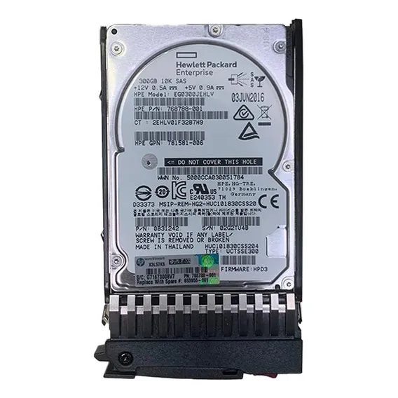 Disco Rigido Hd 300gb Hpe 10k 2,5pol Dual-port 507284-001 Foto 1
