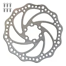 Disco Rotor 160mm 6 Parafusos High One Cromado 6 Furos Bike Foto mini 2