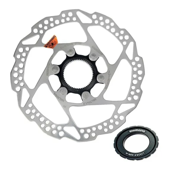 Disco Rotor Shimano Rt54 Centerlock 160mm Cor Prateado Foto 1