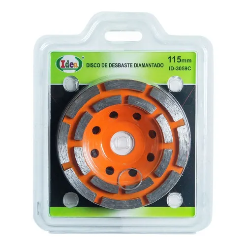 Disco Segmentado Desbaste Diamantado Turbo Concreto Rebolo Foto 1