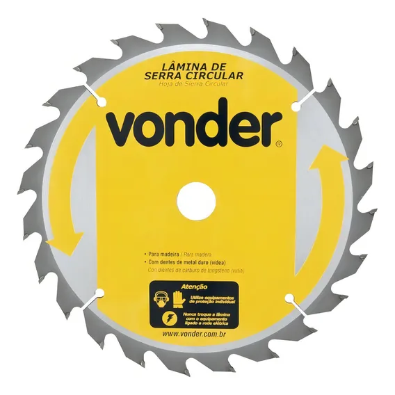Disco Serra Circular De Widea 14 Pol 350 Mm 24 Dentes Vonder Foto 1