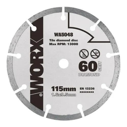 Disco Serra Circular Diamantado Para Cerâmica Wa5048 Worx Foto 1