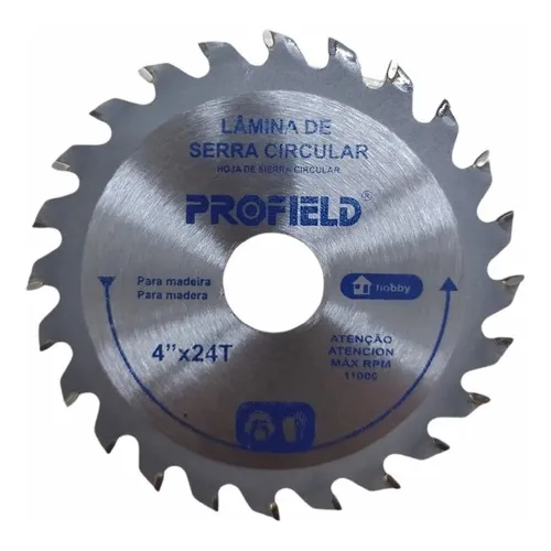 Disco Serra Circular Madeira 24 Dentes 110mm Profield Foto 1