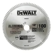 Disco Serra Circular P/ Aluminio 10 254mm 100 Dentes Dewalt Foto mini 1