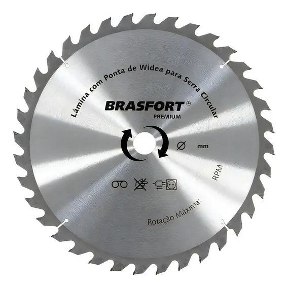 Disco Serra Circular Widea 180mm X 20mm 24 Dentes 8000 Rpm Foto 1