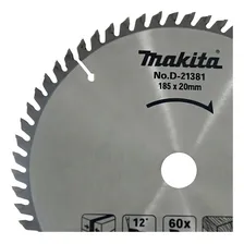 Disco Serra Circular Widea Tct 185x20mm Mdf D-21381 Makita Foto mini 3